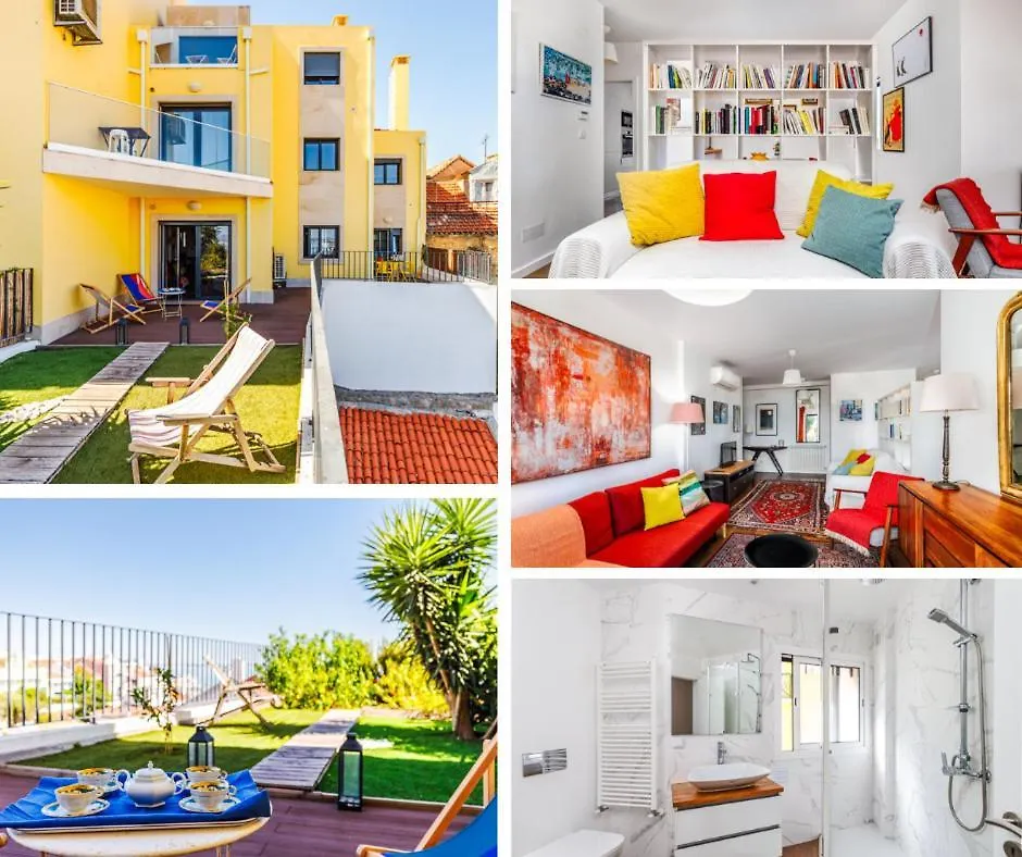 Appartamento 110M2 Flat, Large Terrace With A View And A Garden Lisbona
